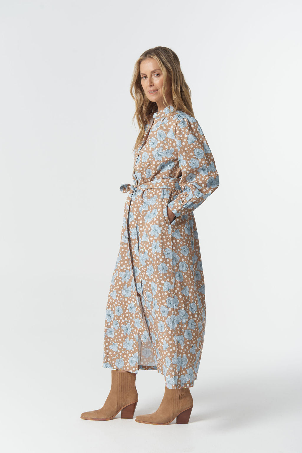 Outpost Linen Cotton Maxi Dress