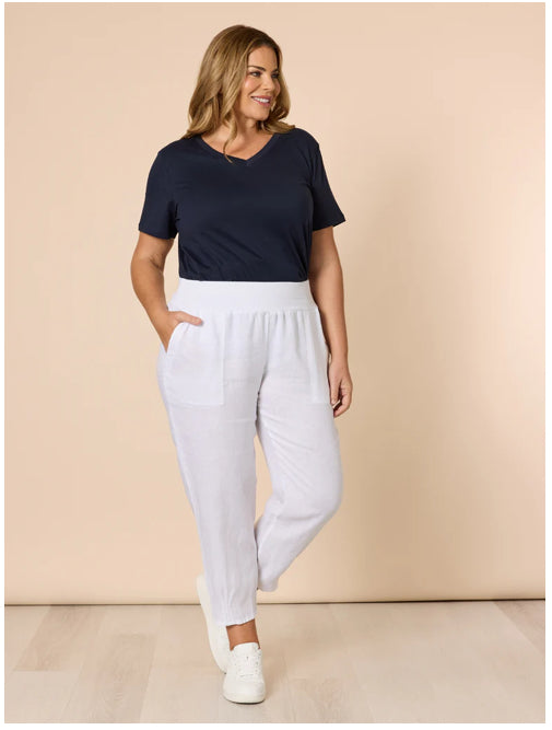 GS Linen Pants pleated hem
