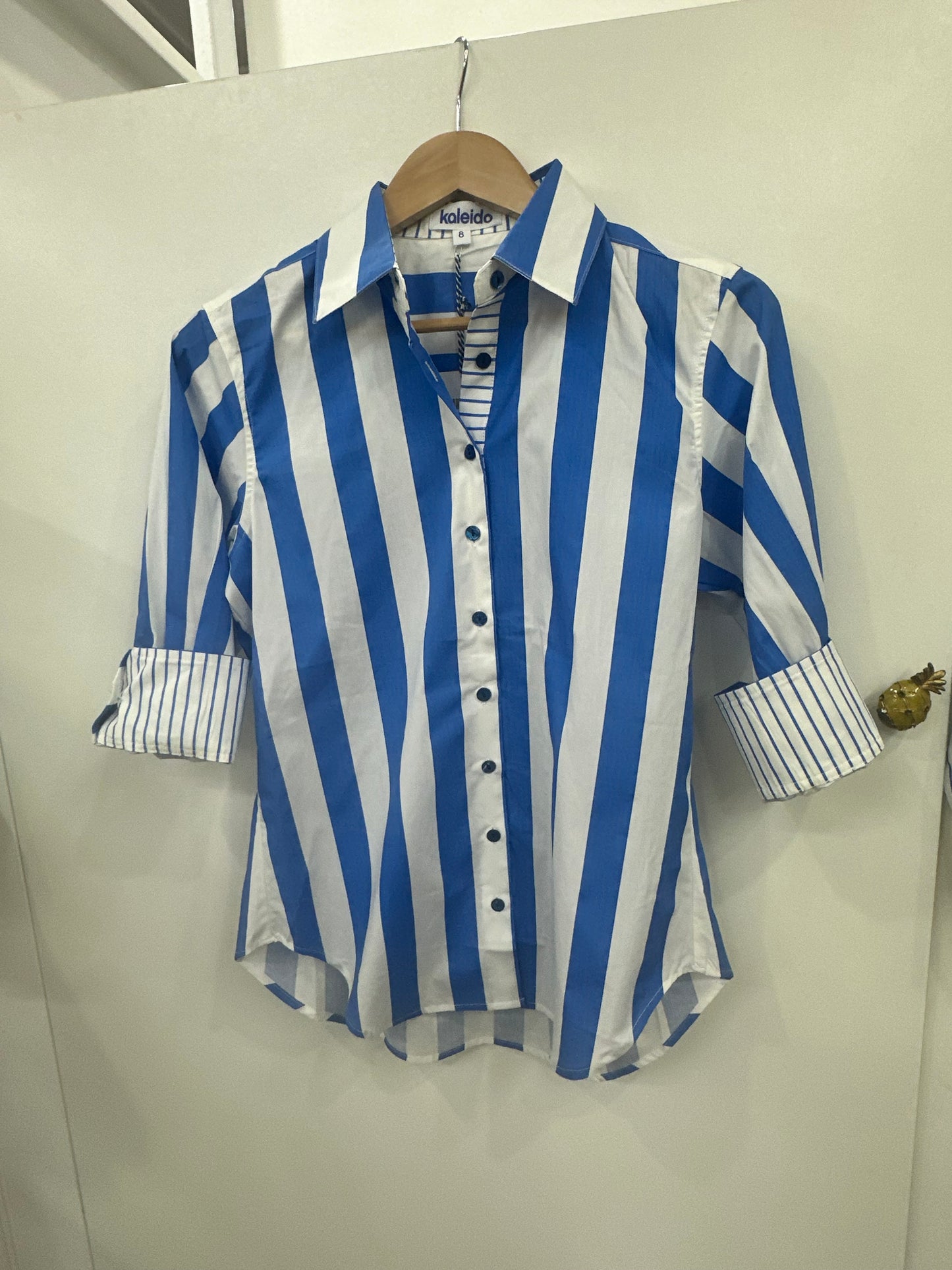 Cotton 3/4 Sl Classic Shirt