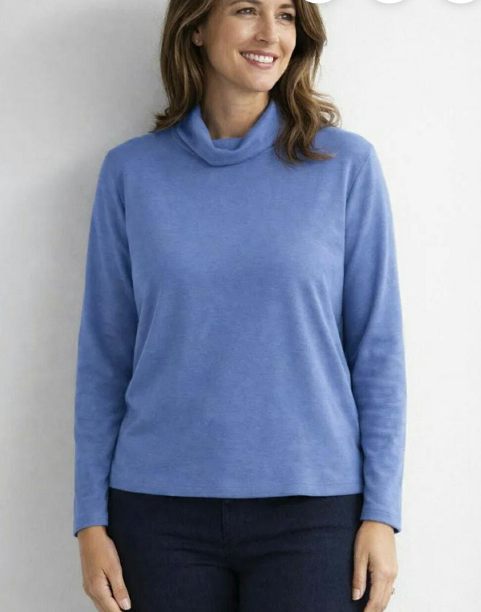 Roll Neck Long Sleeve T