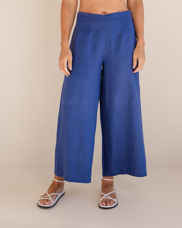 Linen Palazzo Pant