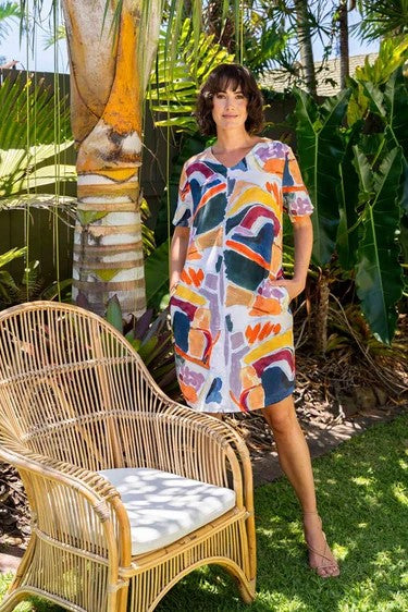 Tenc/Linen V SS Dress