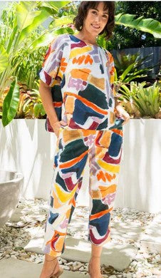 Tenc/Linen 7/8 Pants