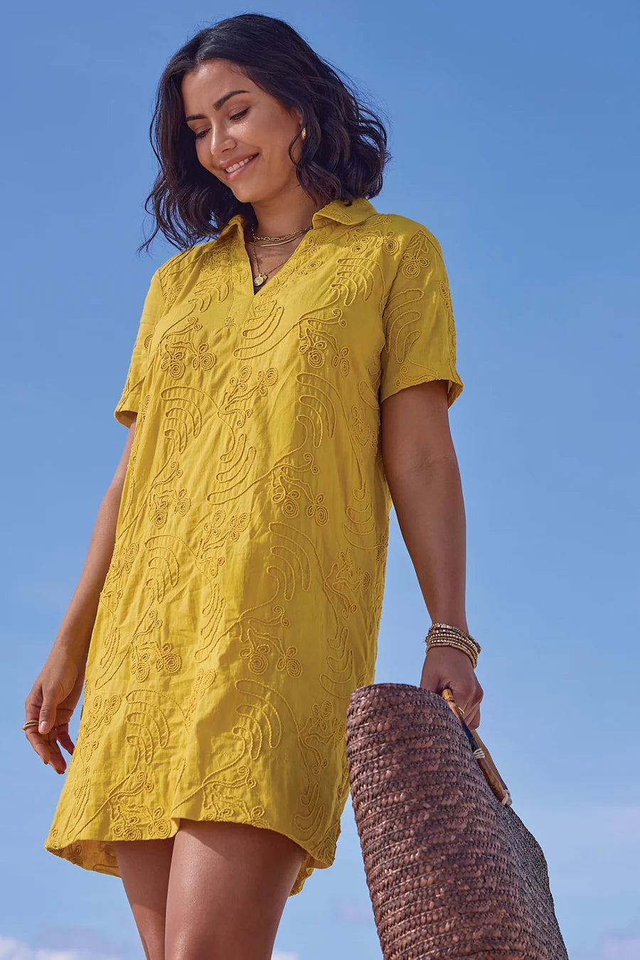 S/S V NECK TUNIC