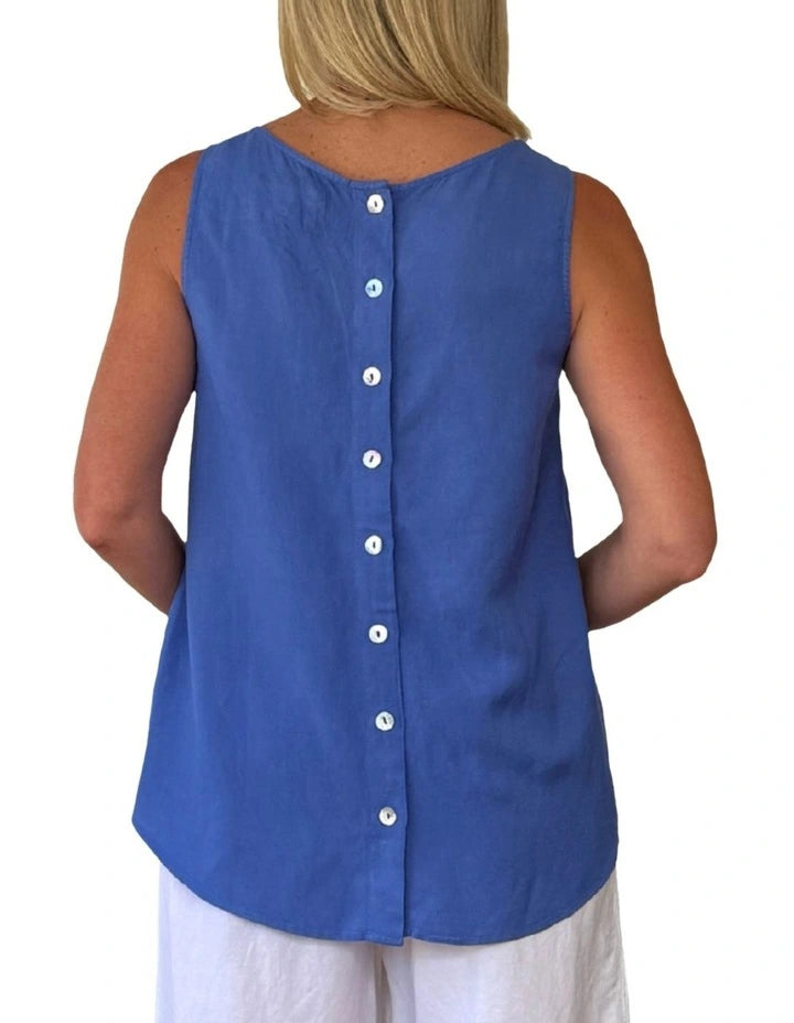 The Lino Button Back Shirt