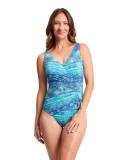 Gathered Surplice One-piece