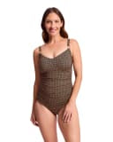 F/G Ruched Front One Piece
