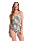 Gathered Surplice One-piece