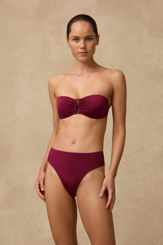 Lustre High Waist High Leg Bikini Pant