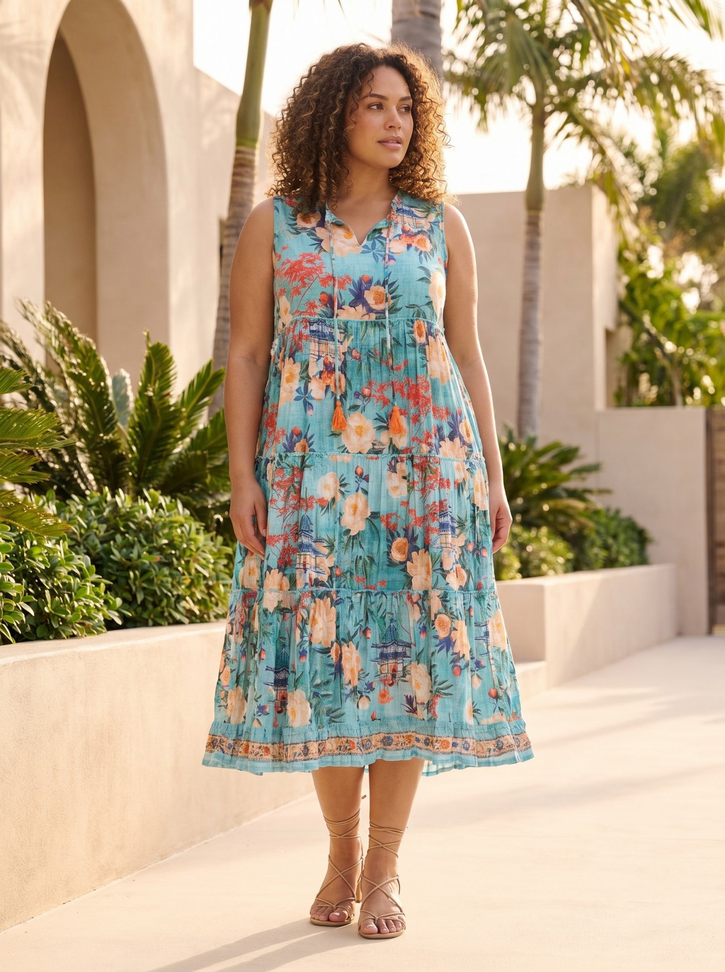 Gordes Dress Layers Sleeveless