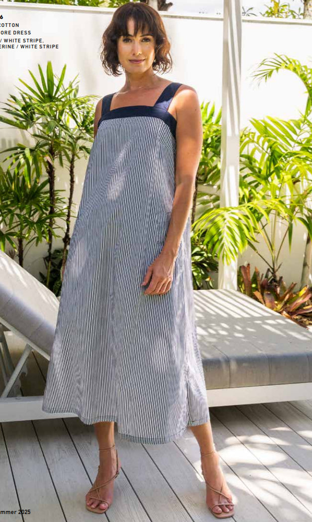 Cotton pinafore dress