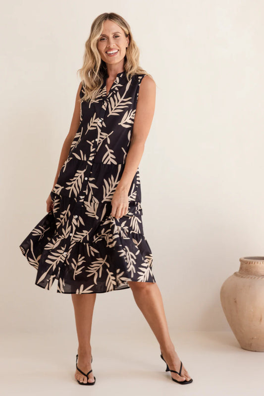 Cotton SL Tiered Dress