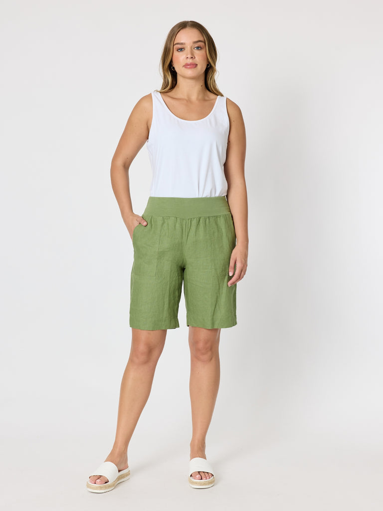 GS linen shorts