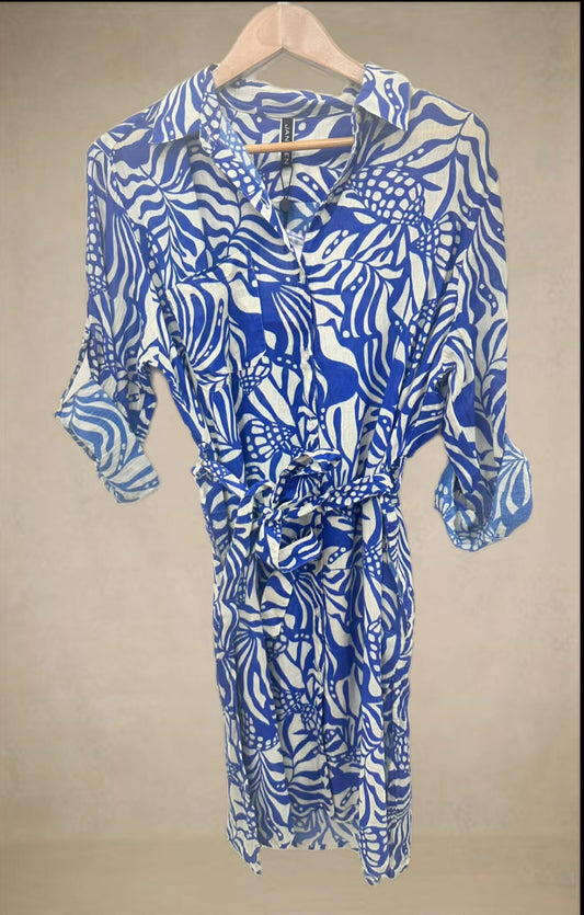 Seashells Shirt Dress