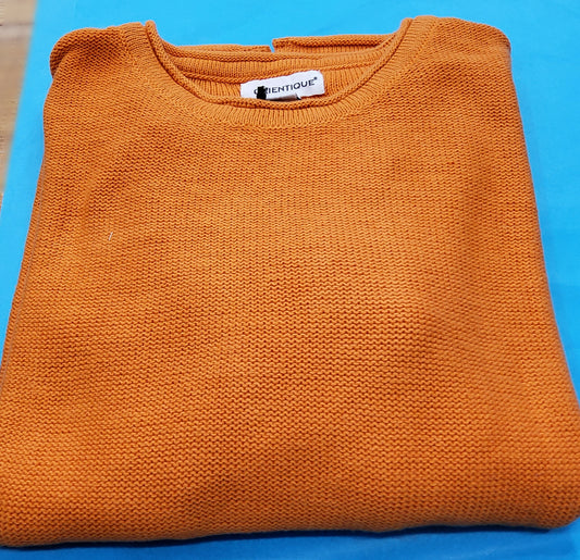 Knit Top Roll Neck Slub