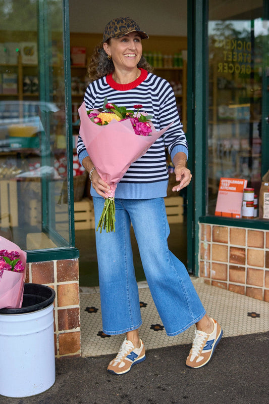 Crop Wide Leg Jeans