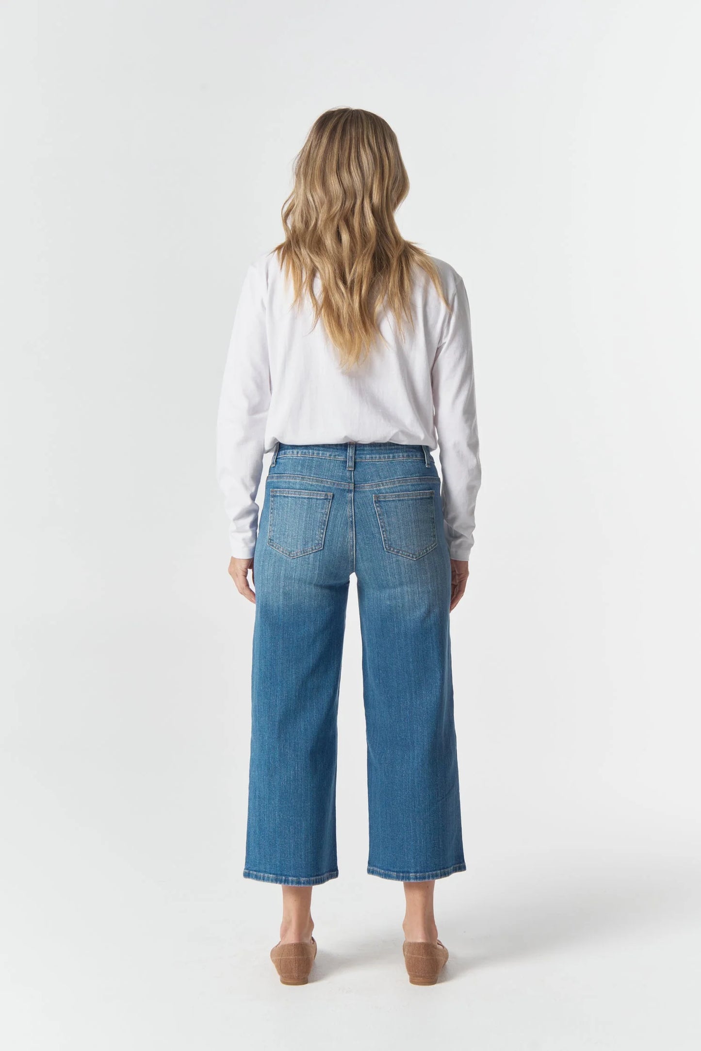 Crop Wide Leg Jeans