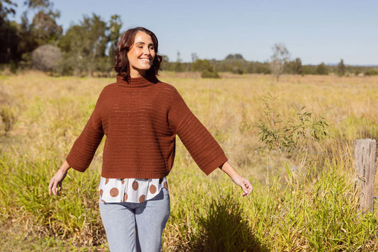 Pointelle Knit Top