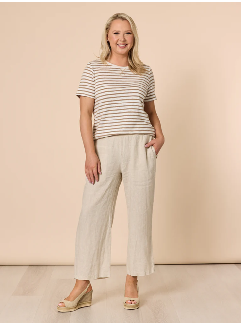 GS Wide leg linen pants