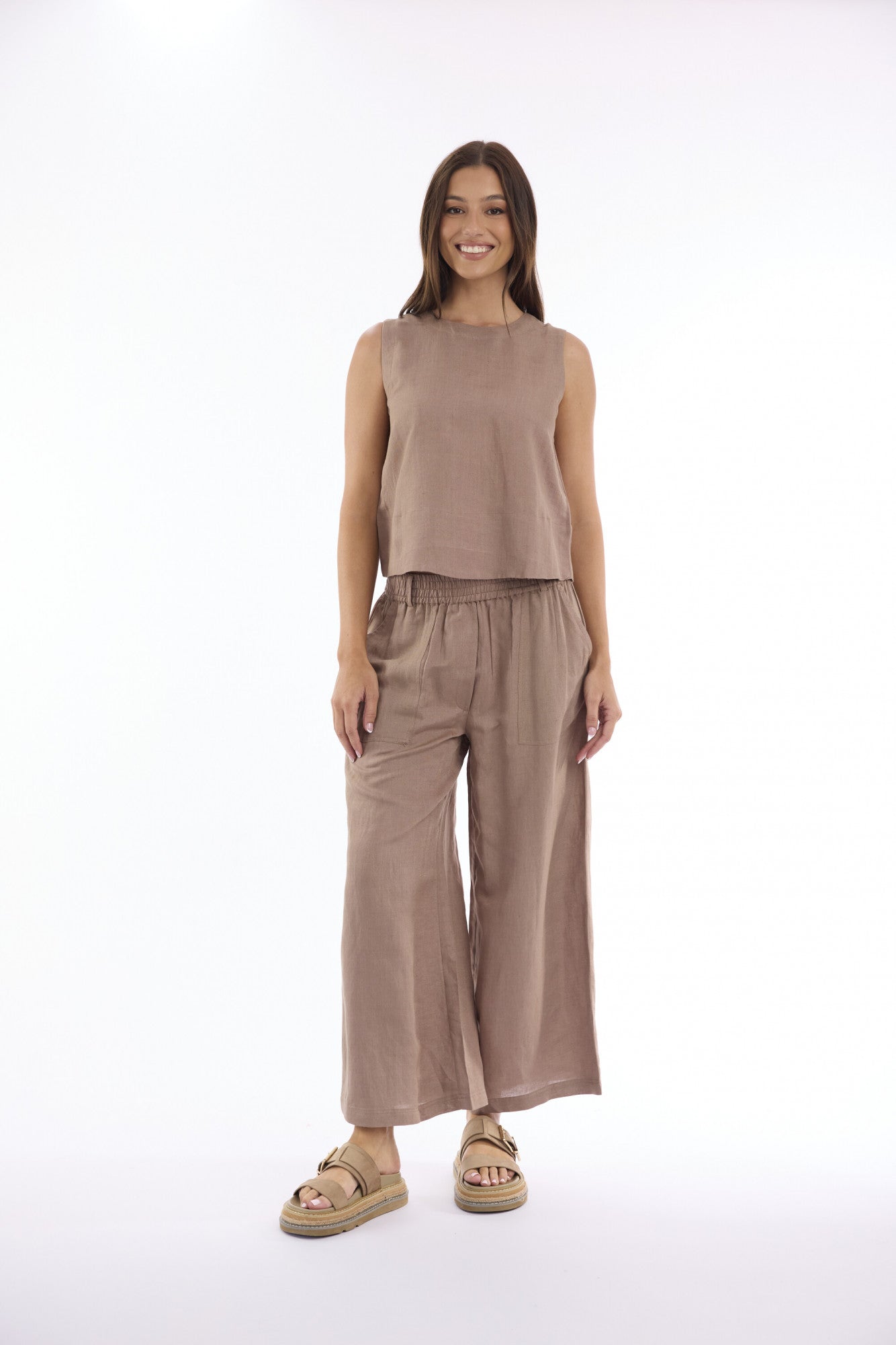 Linen Solid Pant NEW