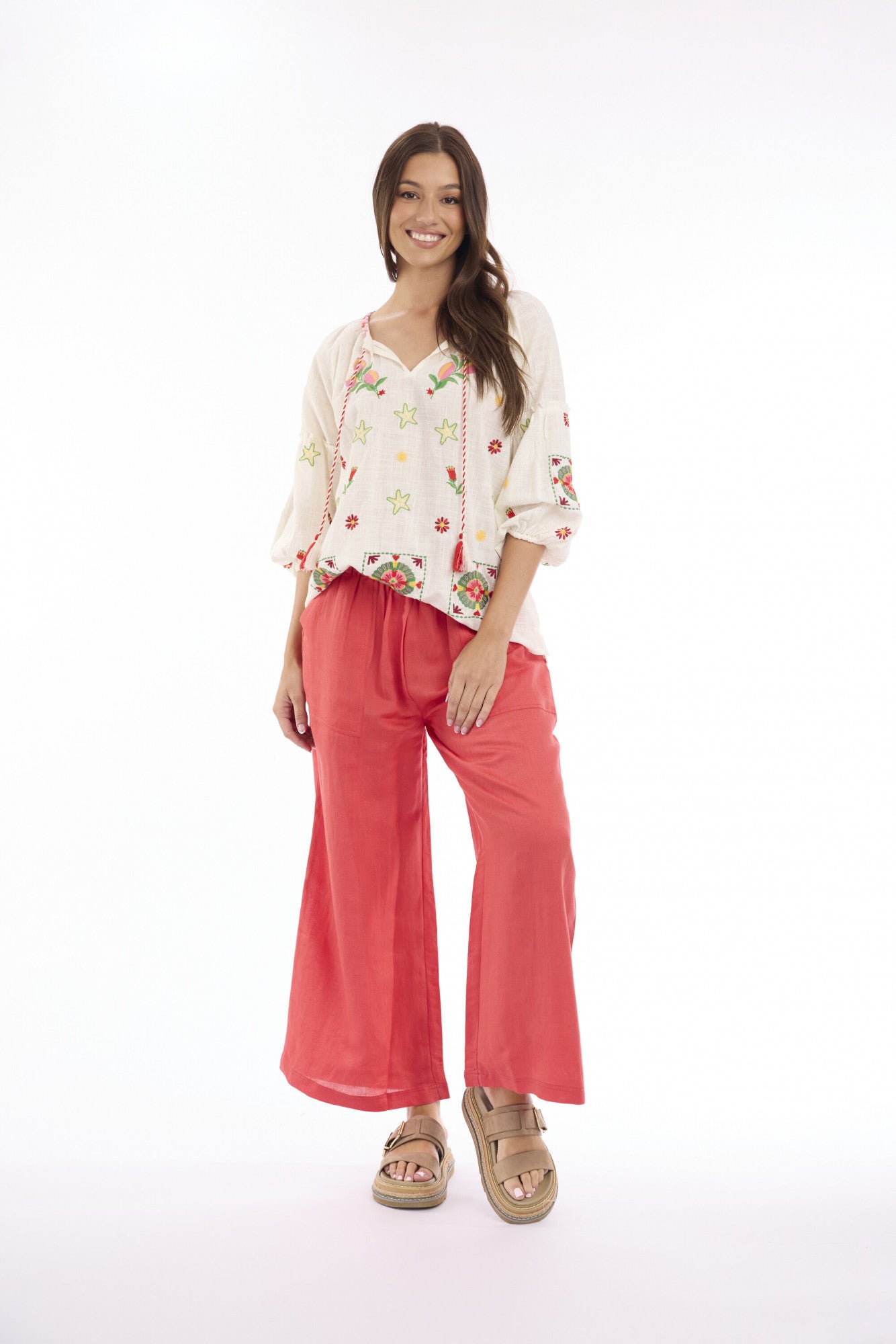 Maya Top Embroidered