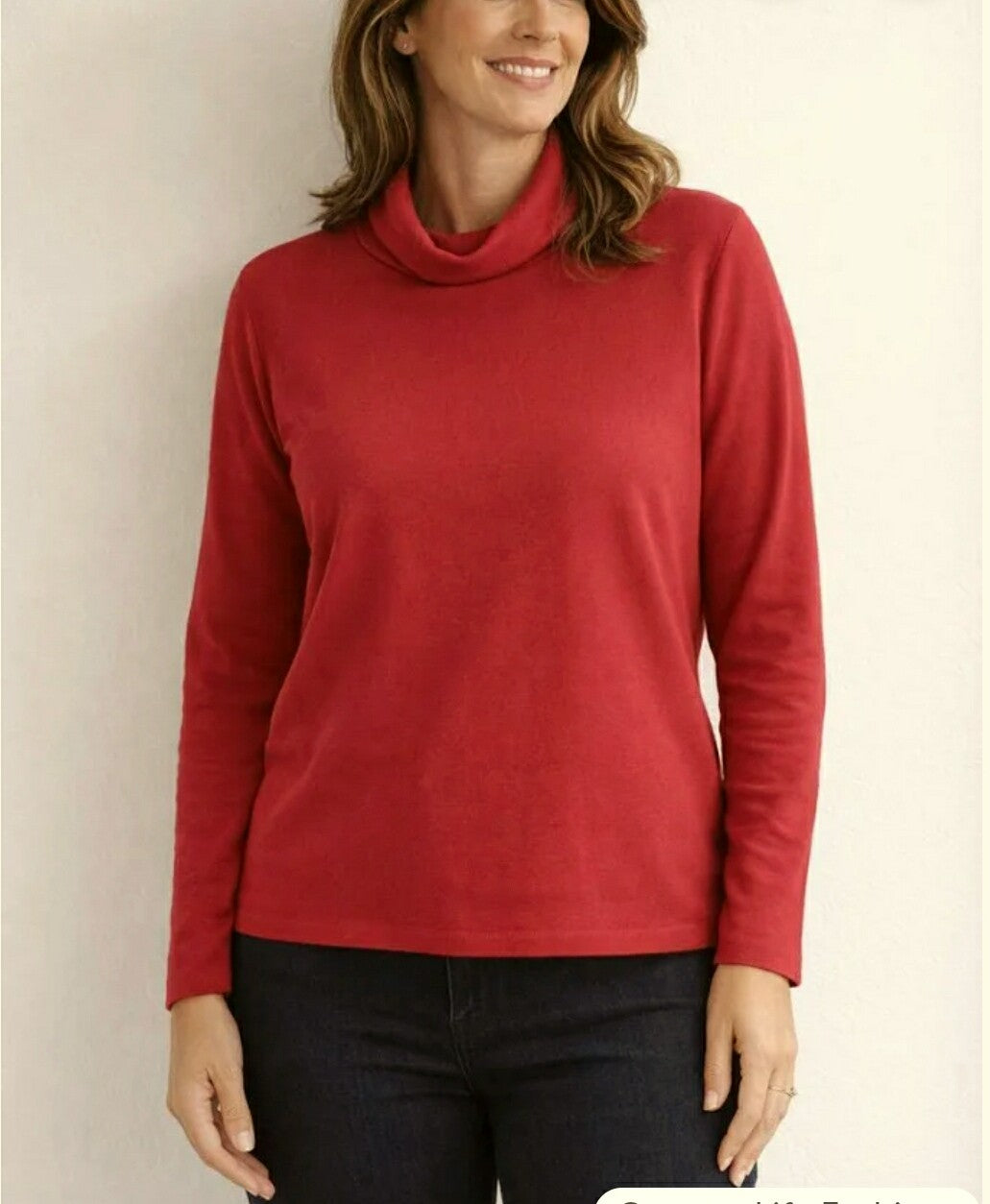 Roll Neck Long Sleeve T
