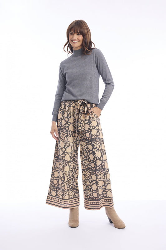 Knit top turtle neck glitter